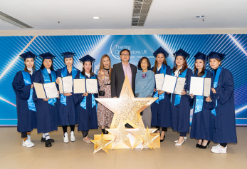 2023年1月參加TQUK （Training Qualifications UK) 資歷頒授典禮