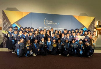 2024年3月參加英國TQUK 證書頒授典禮
